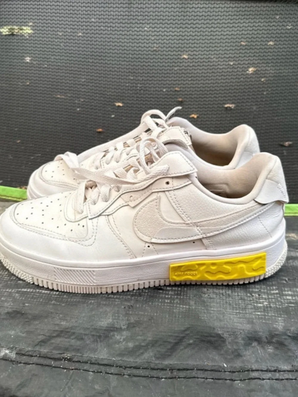Nike White Low-Top Leather Sneakers